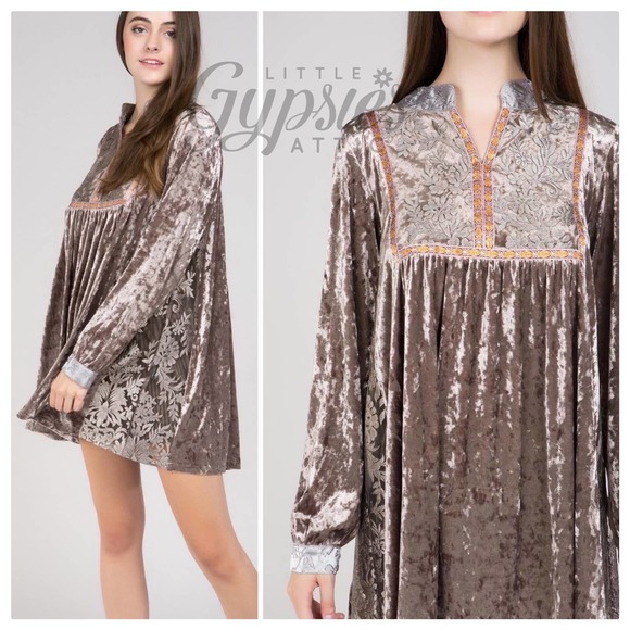 POL Luxury Velvet Lace Tunic - Picture 8 of 16